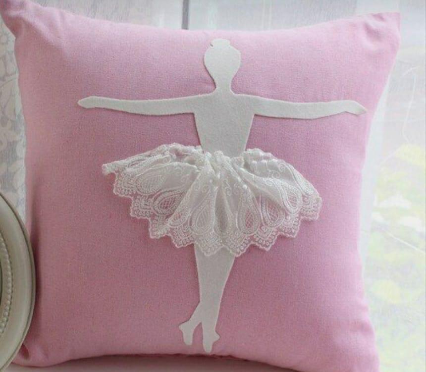 SET OF 3 , DANCING LADY IN PINK  CUSHIONS FOR KIDS-DMX001P