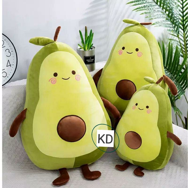 GREEN CUTE PLUSH AVOCADO  SOFT TOY FOR KIDS-ANUBST001A