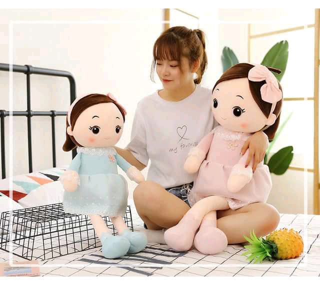 Big Size Princess Girls Doll with Flower Skirt and Ribbon -SKDGD001