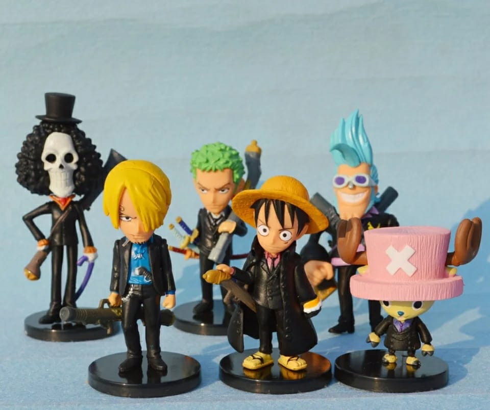 Anime Action figures set of 6-LS001KT
