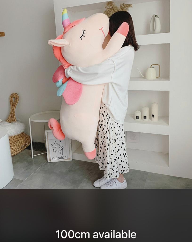 Fluffy sleeping Unicorn Doll 100cm Large Size -SARAUPT001
