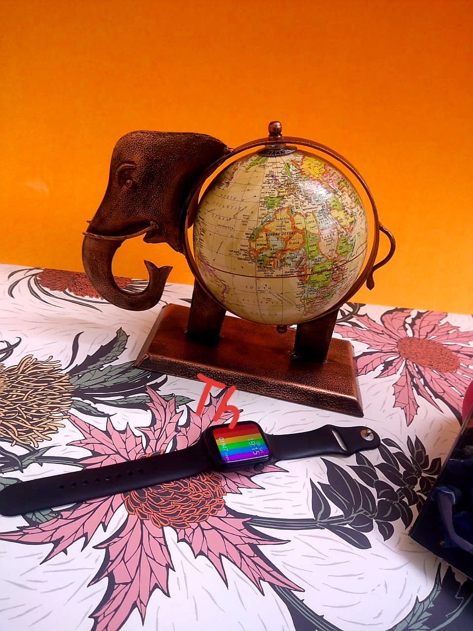 Baby Elephant With a revolving tummy Globe-PALETG001