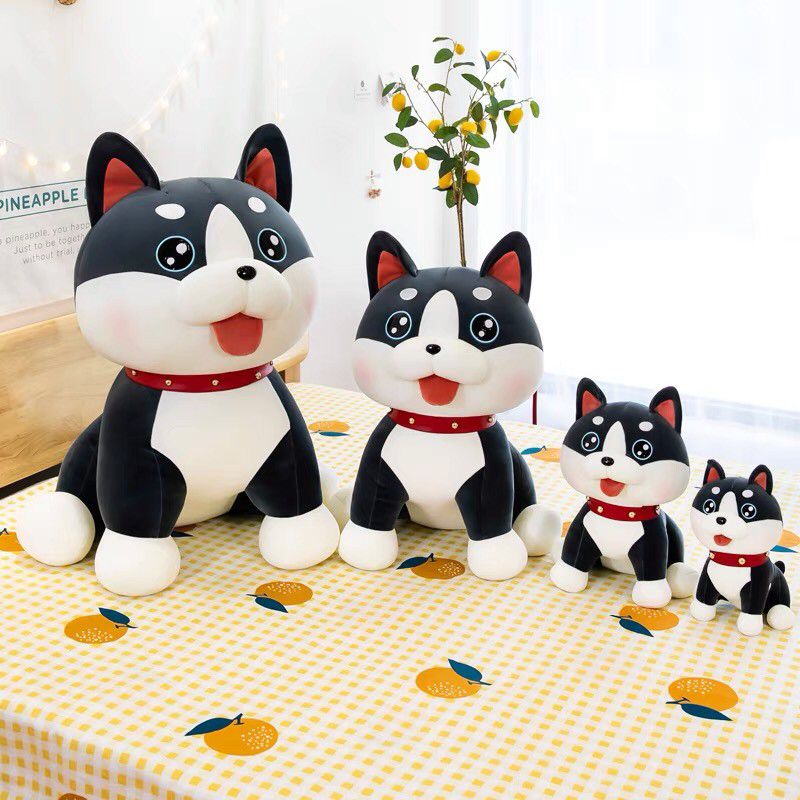 Cute Husky Tongue Dog plushie-ANUB001HD