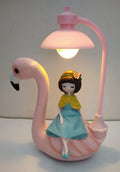 Beautiful flamingo doll lamp