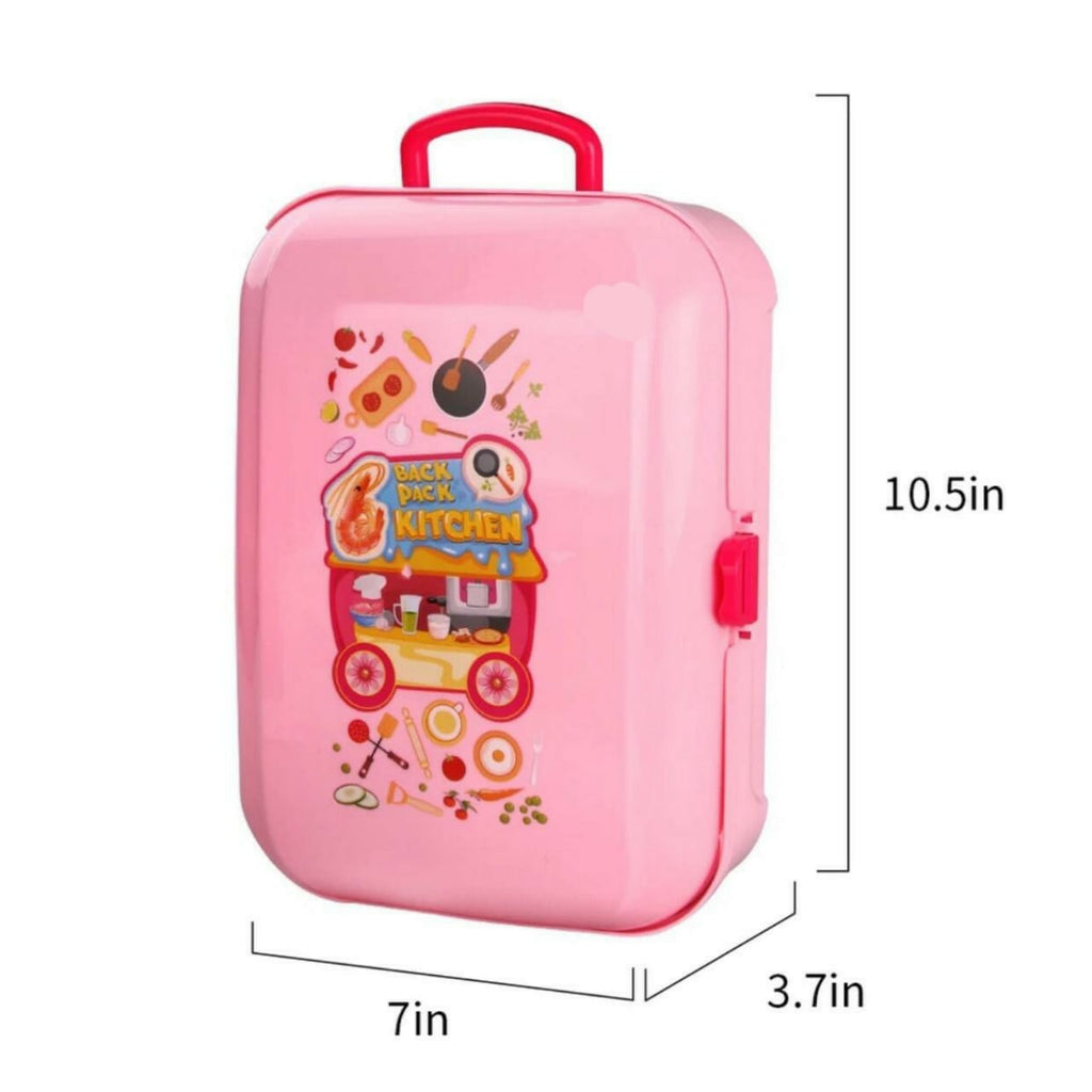KIDS PRETEND PLAY KITCHEN BACKPACK KIT