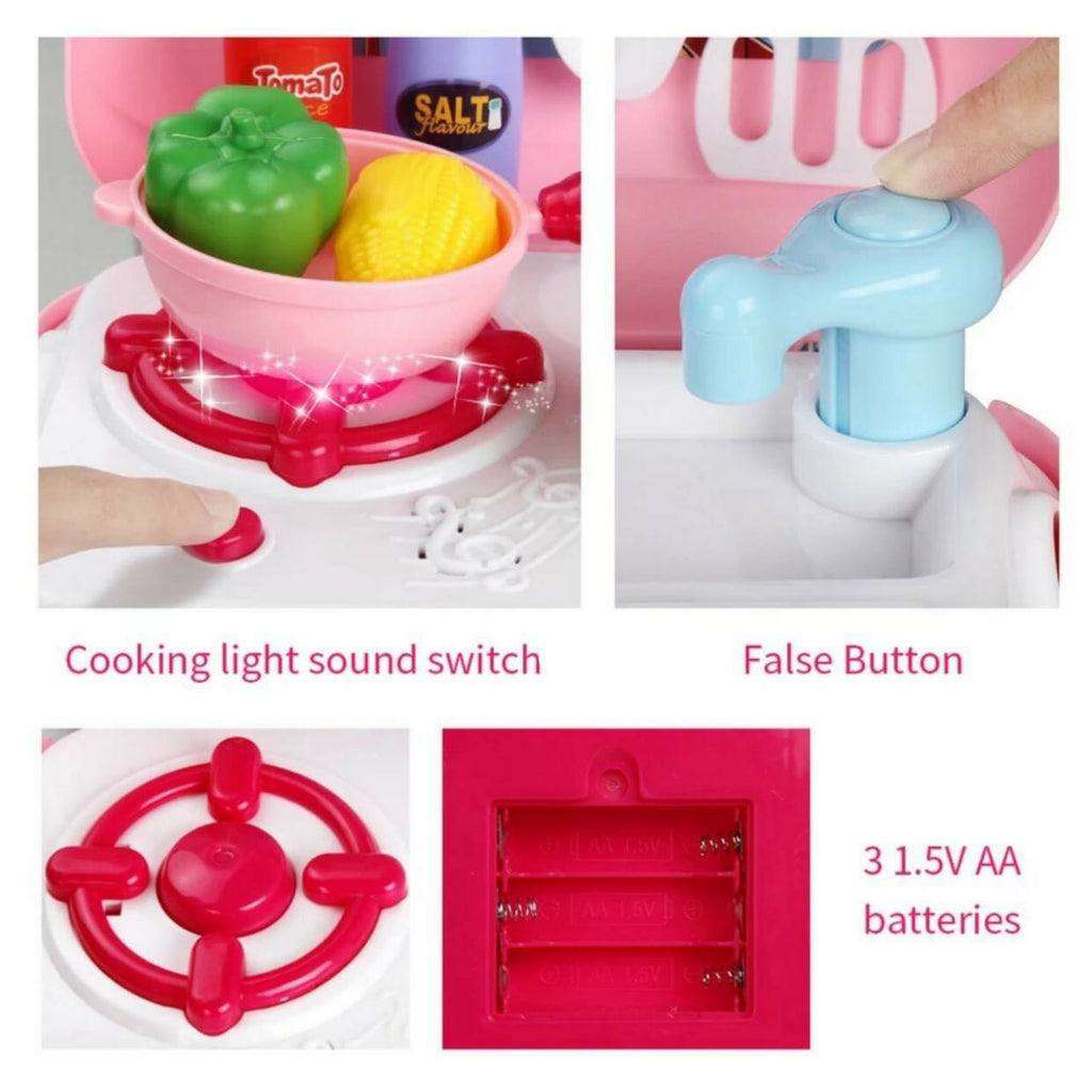 KIDS PRETEND PLAY KITCHEN BACKPACK KIT