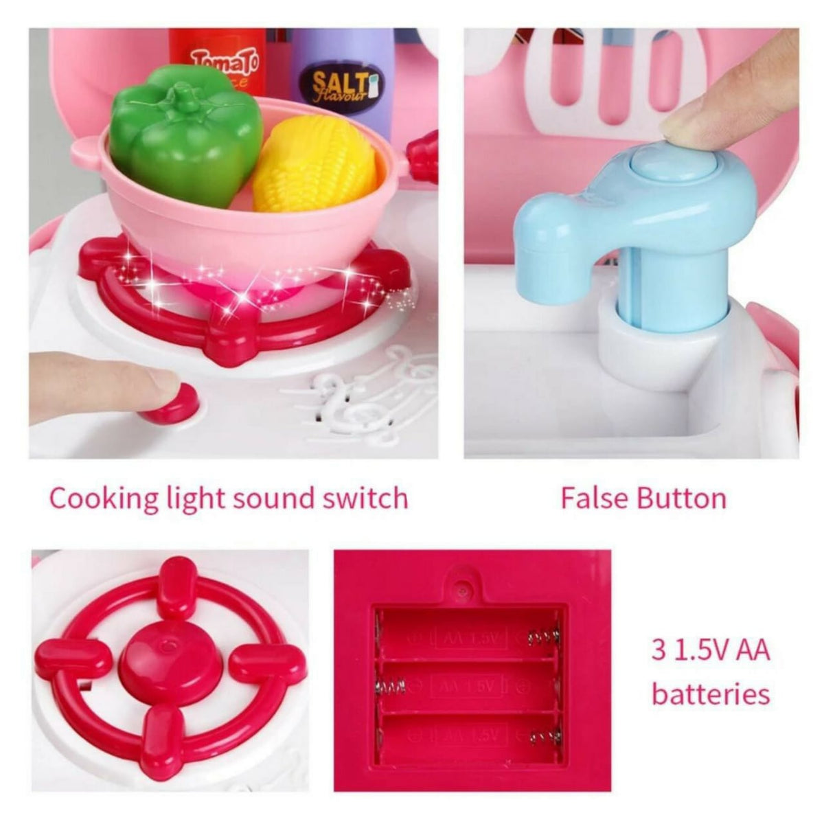 KIDS PRETEND PLAY KITCHEN BACKPACK KIT
